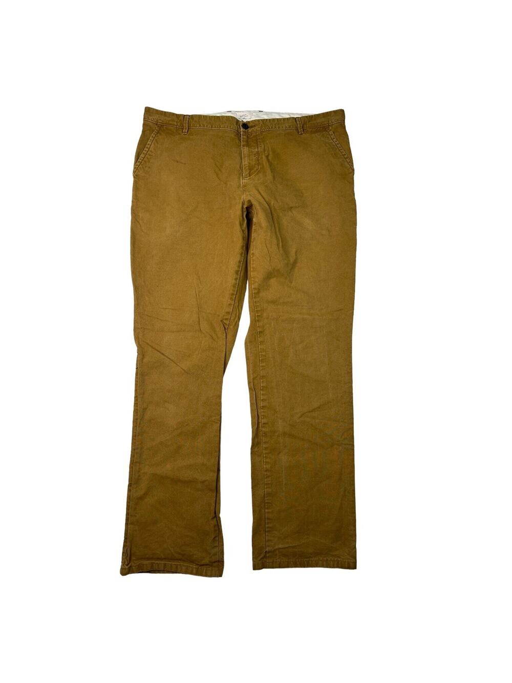 Apolis Global Citizen Standard Issue Utility Chino Pants Brown FLAW Mens 38x31
